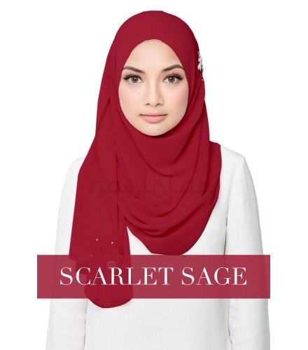 Naelofar Hijab - Darling Love (Scarlet Sage) Naelofar Hijab - Darling Love (Scarlet Sage)