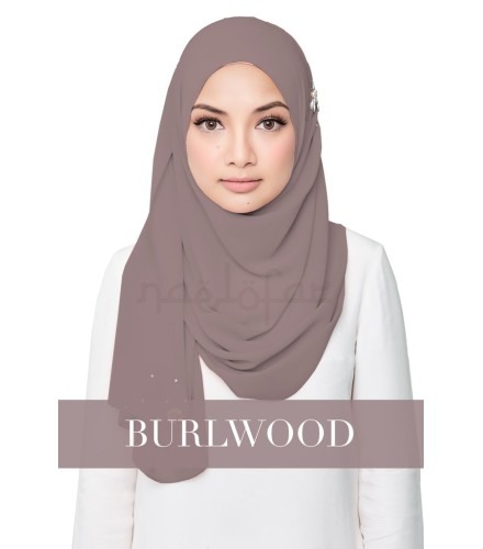 Naelofar Hijab - Darling Love (Burlwood) Naelofar Hijab - Darling Love (Burlwood)