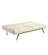 DHP Emily Splitback Futon, Vanilla DHP Emily Splitback Futon, Vanilla