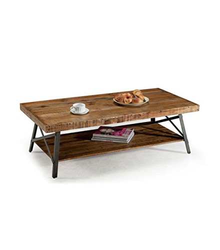 Chandler Reclaimed Wood and Metal Cocktail Table Chandler Reclaimed Wood and Metal Cocktail Table