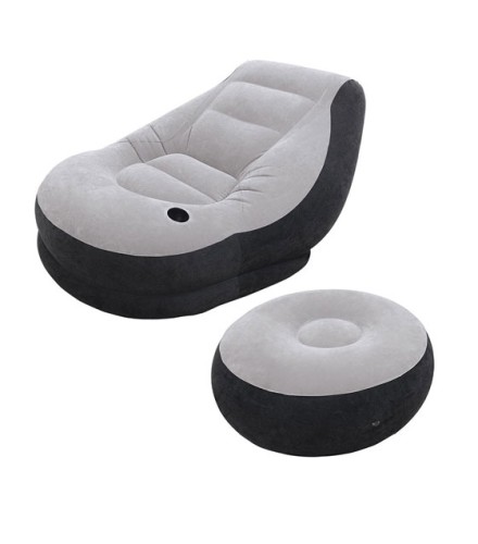 Intex Inflatable Ultra Lounge with Ottoman Intex Inflatable Ultra Lounge with Ottoman